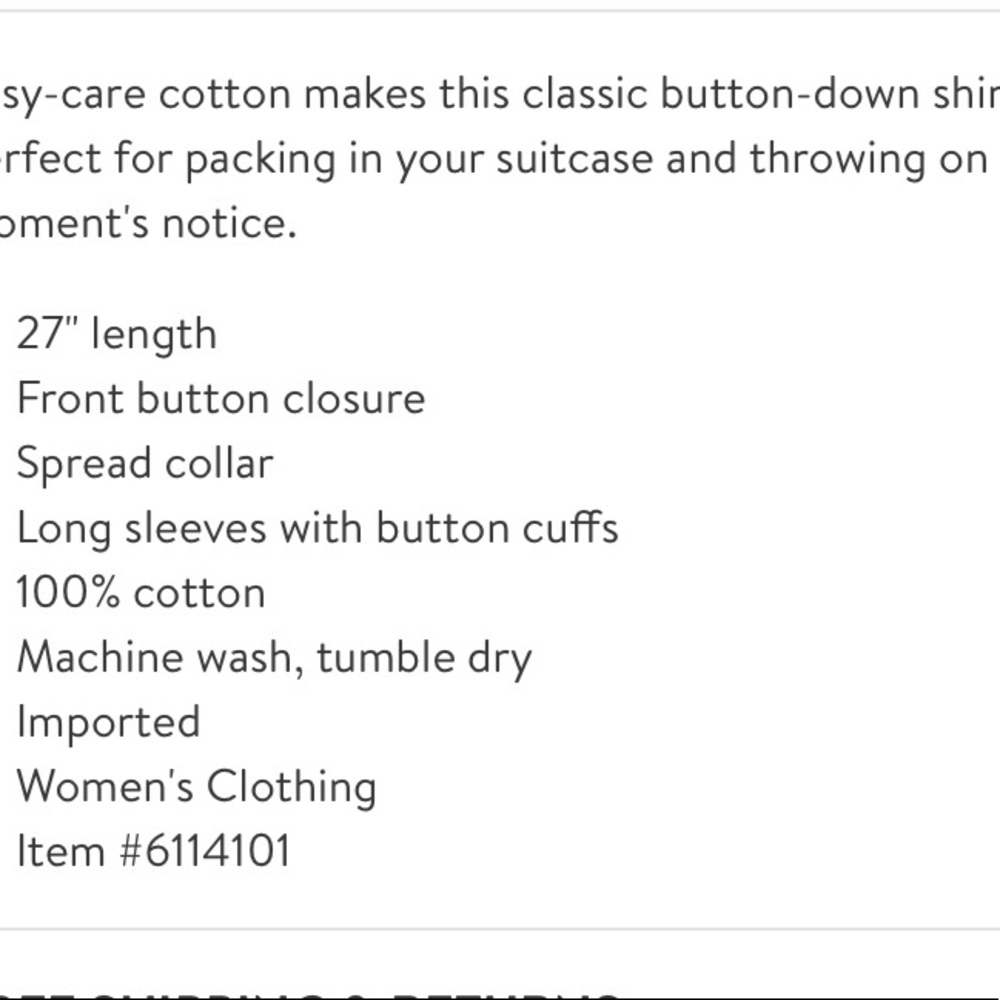 Foxcroft Pink Button Down Blouse Size 8 - image 2